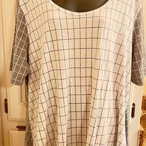 Women’s 3X Perfect T Grey and Beige